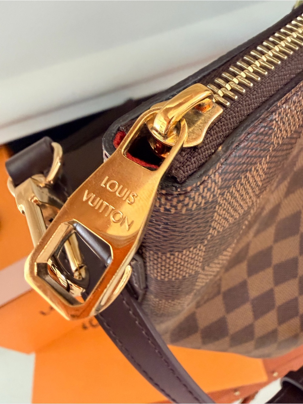 Louis Vuitton Damier Ebene Checker Satchel in Brown - Picture 2 of 9
